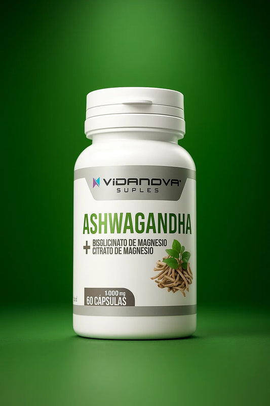 Ashwagandha + Magnesio 60 Cáps